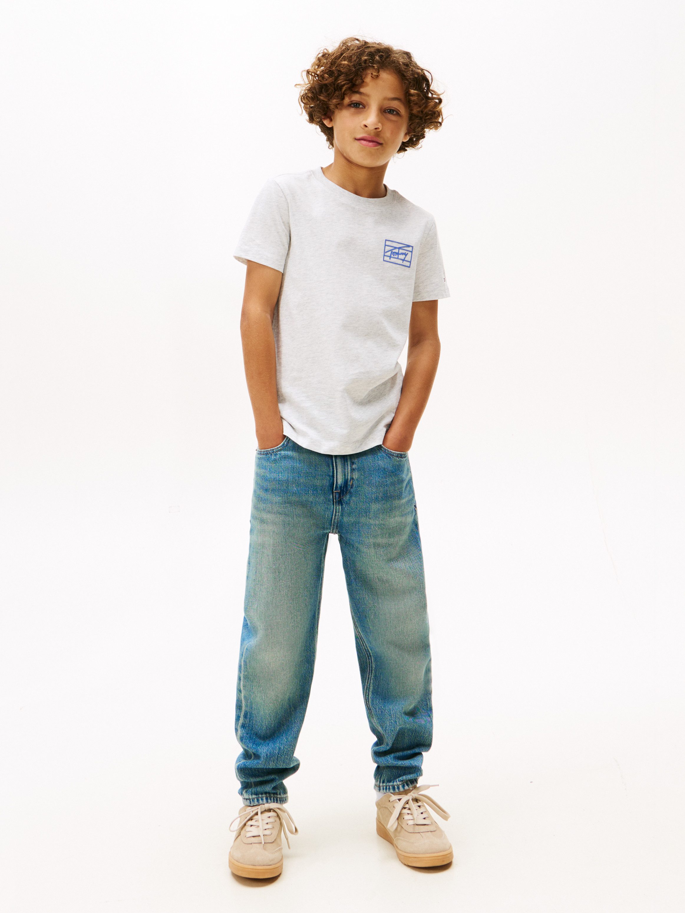 Tommy Hilfiger T-Shirt VARSITY PRINT TEE SS Kinder bis 16 Jahre – Bild 3 von 5