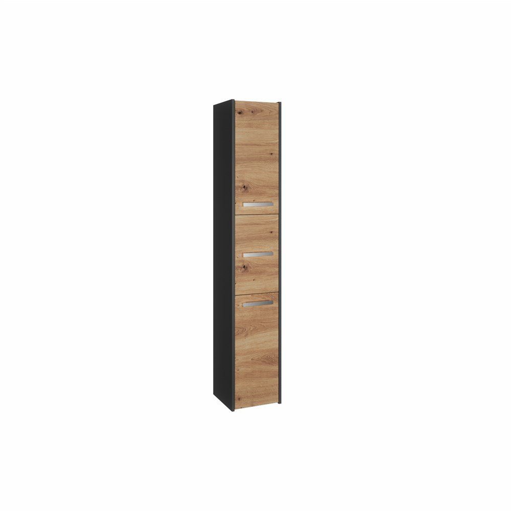 ibonto Hochschrank Badezimmerschrank Eleganter platzsparender Badregal
