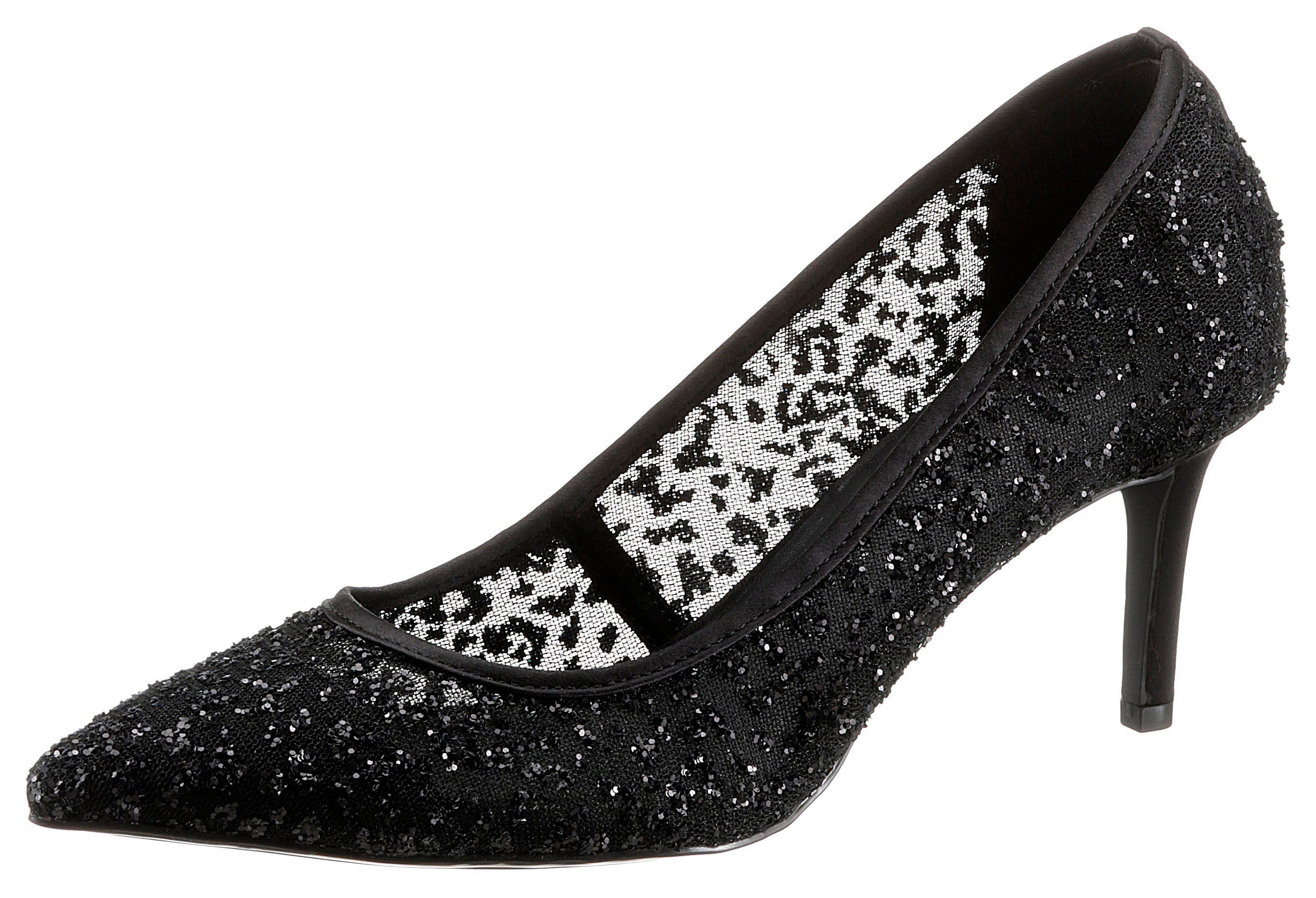 Tamaris »Juliane« Pumps in Glitzer-Optik kaufen | OTTO