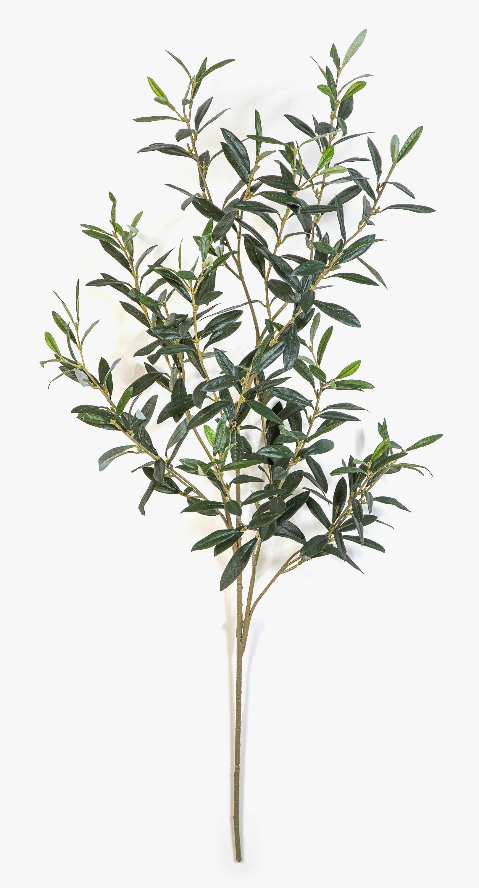Kunstzweig Deko Zweig Olive LORRIS, grün, 110cm Olivenbaum, artplants, Höhe 110.0 cm