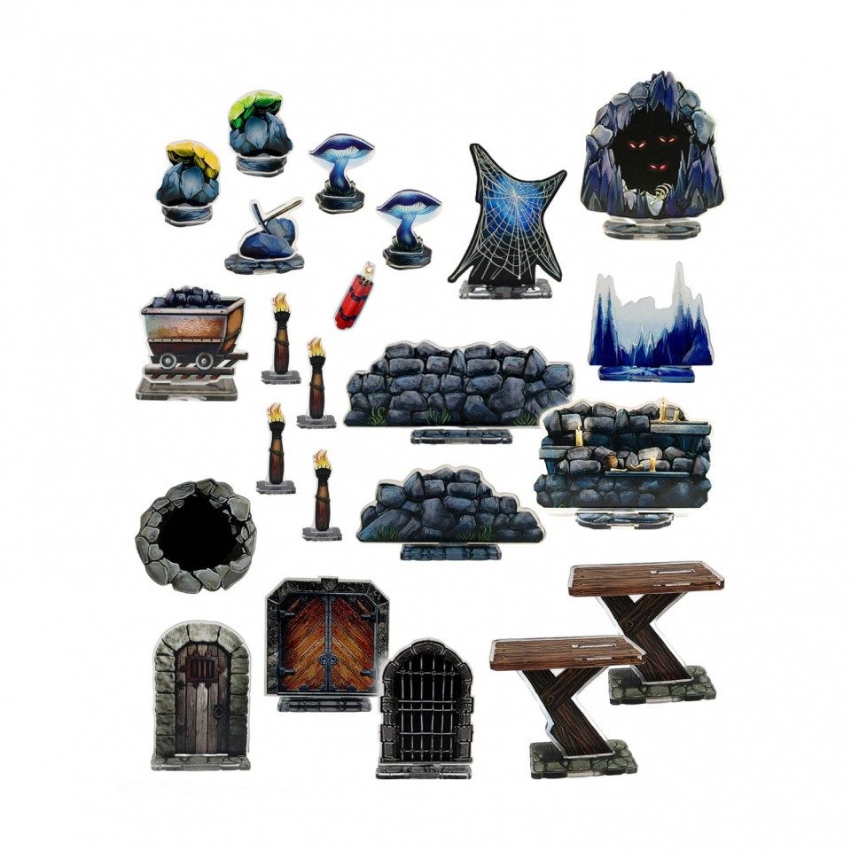 e-Raptor Spiel, RPG Objects GOLD MINE - englisch