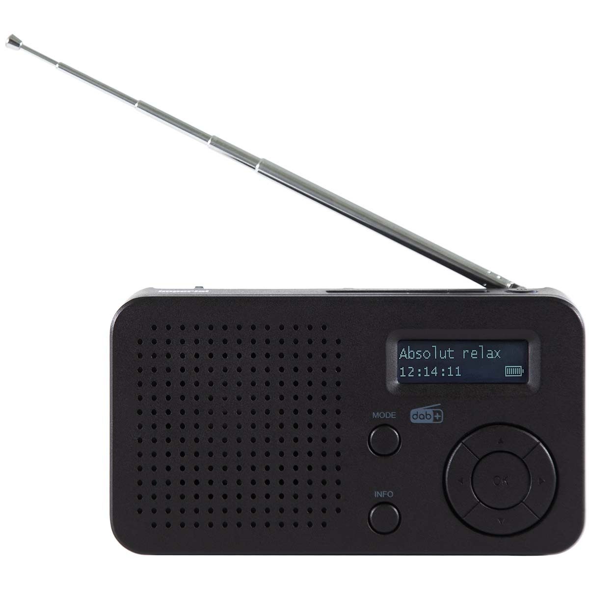 IMPERIAL by TELESTAR DABMAN 17 Tragbares DAB+/FM Radio mit Bluetooth Schwarz Radio