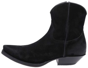 FB Fashion Boots REY Herren Westernstiefelette Schwarz Stiefelette Rahmengenäht