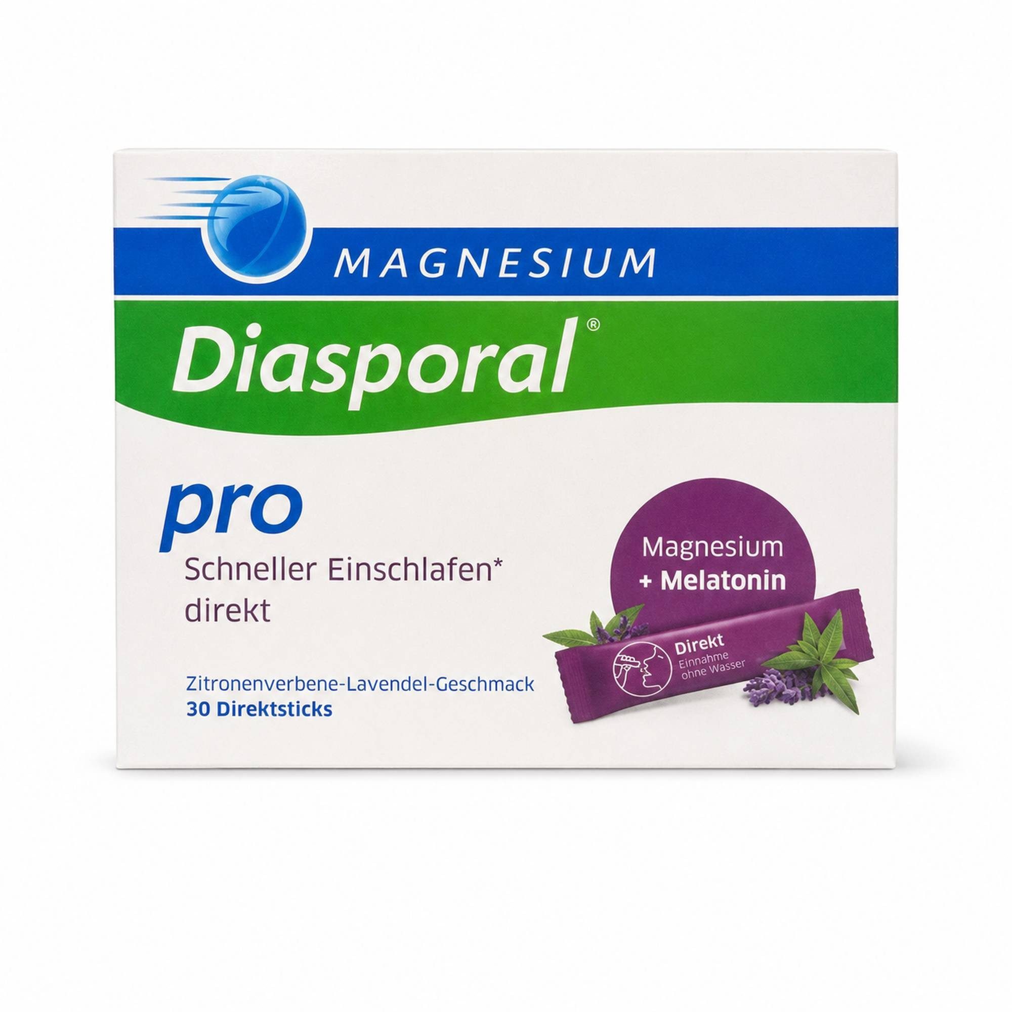 Protina Pharmazeutische GmbH MAGNESIUM DIASPORAL pro Schneller Einschlafen dir. Granulat