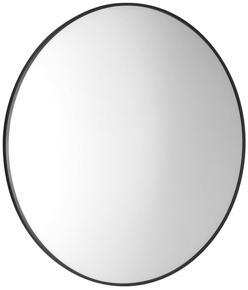 Sapho Badspiegel AROWANA runder Spiegel im Rahmen ø 100cm, schwarz matt, Sapho-AWB100 Spiegel im Rahmen