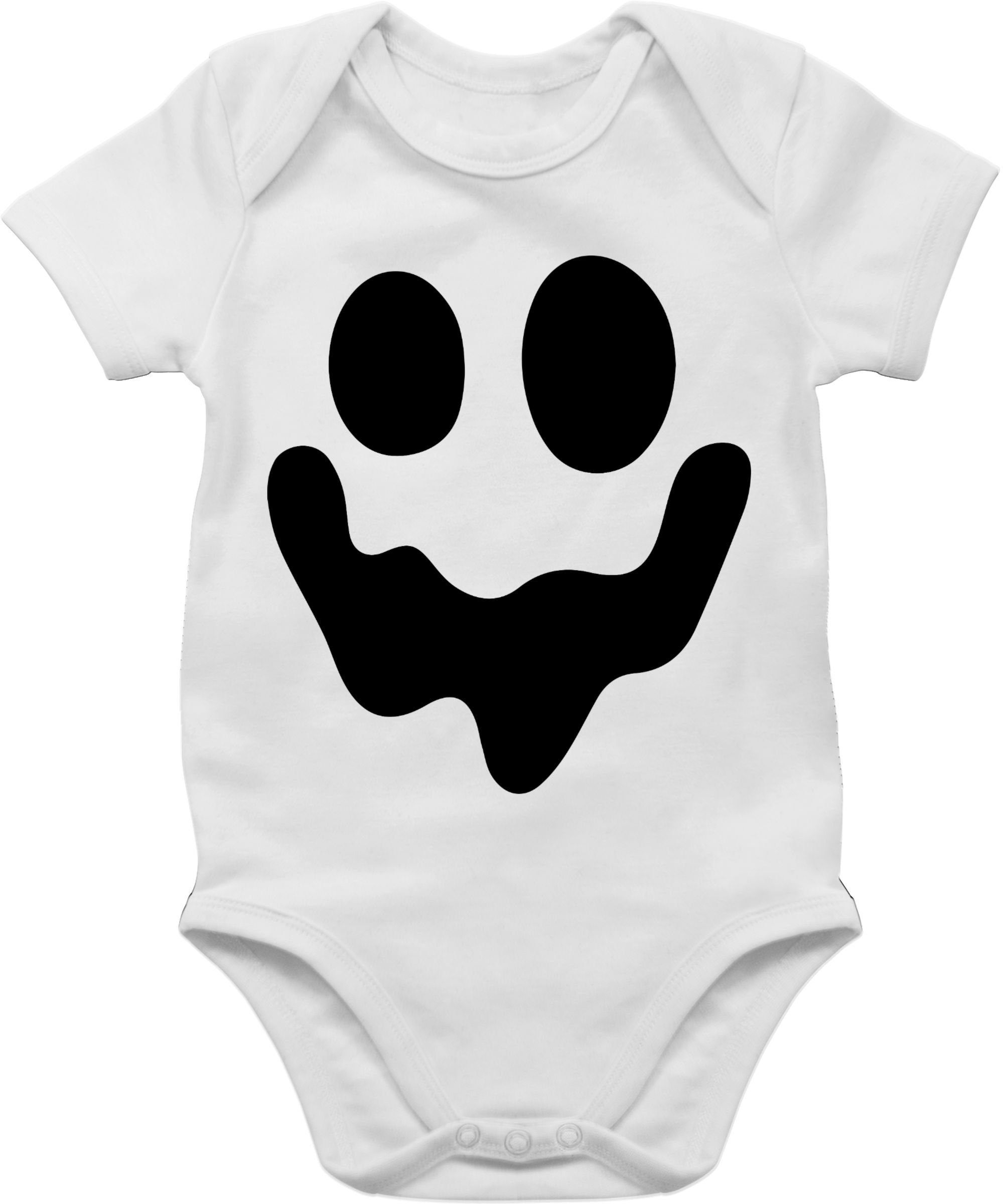 Shirtracer Shirtbody Geist Gespenst Spuk Einfach Weiß Kostüme Gruselig 1 Baby Halloween für