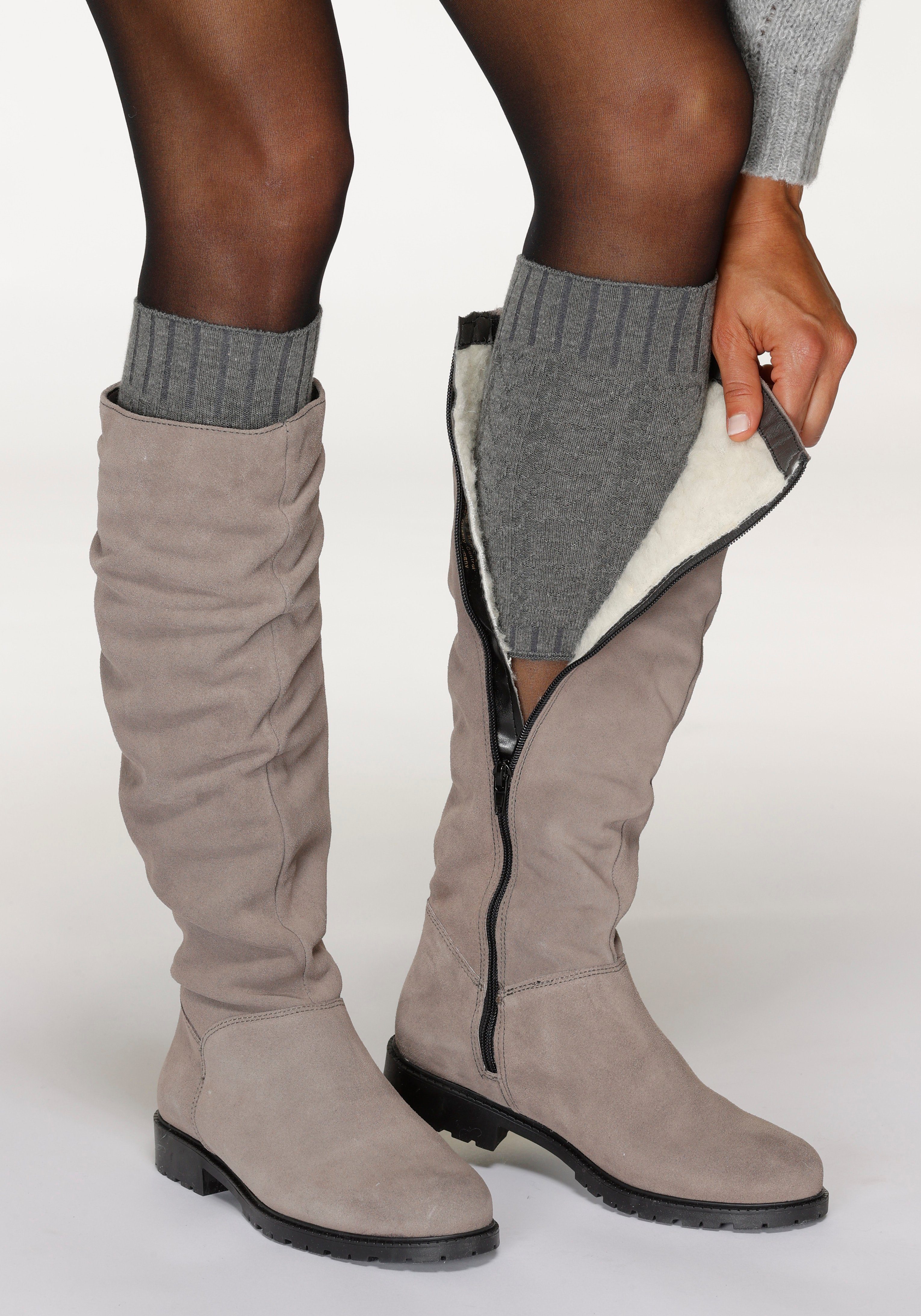 Lavana Stulpensocken Damen Winter Beinwärmer, Boot Abdeckung (Packung, 3-Paar) für Stiefel und Boots