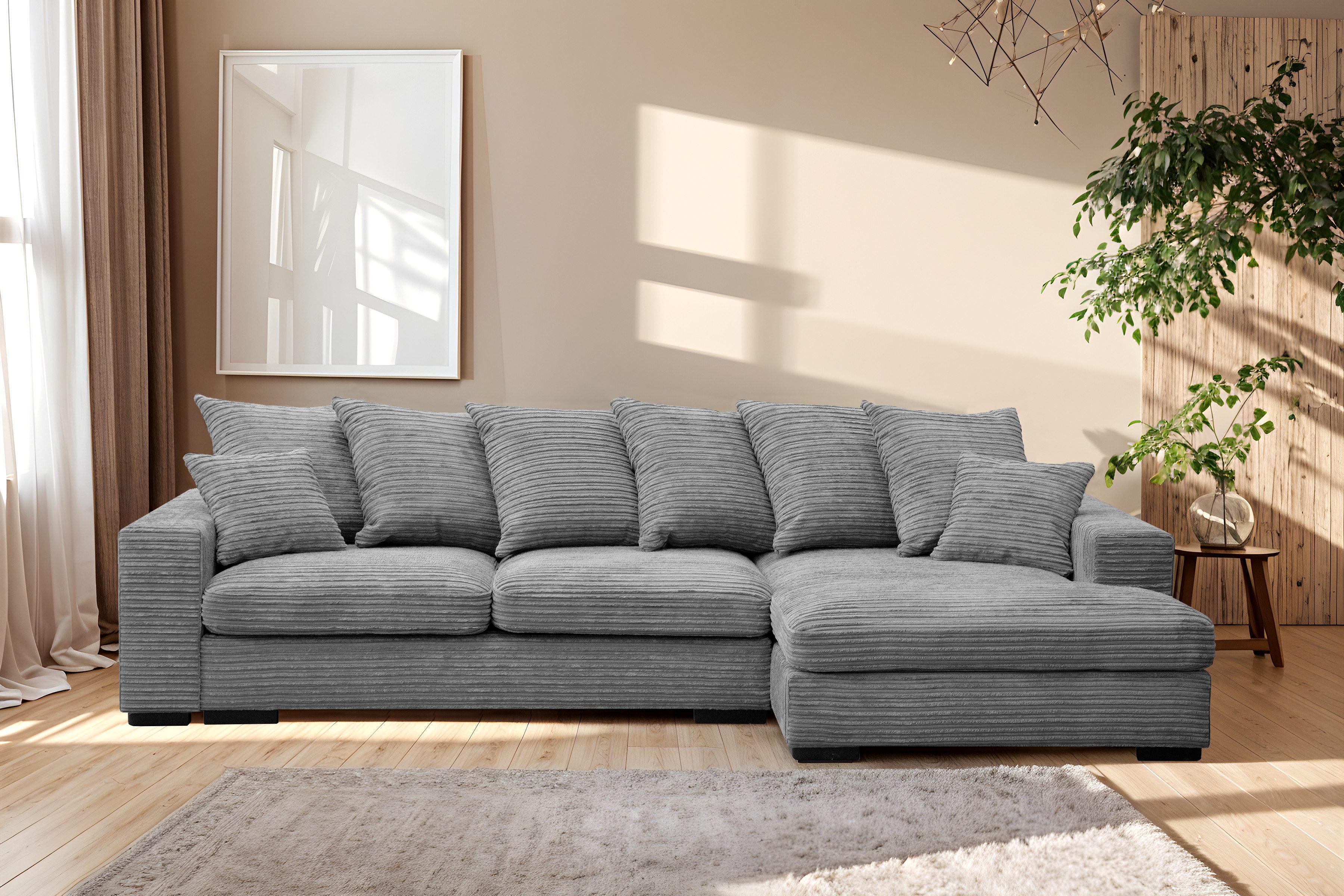 Kaiser Möbel Ecksofa Sofa L-form, Couch günstig online kaufen