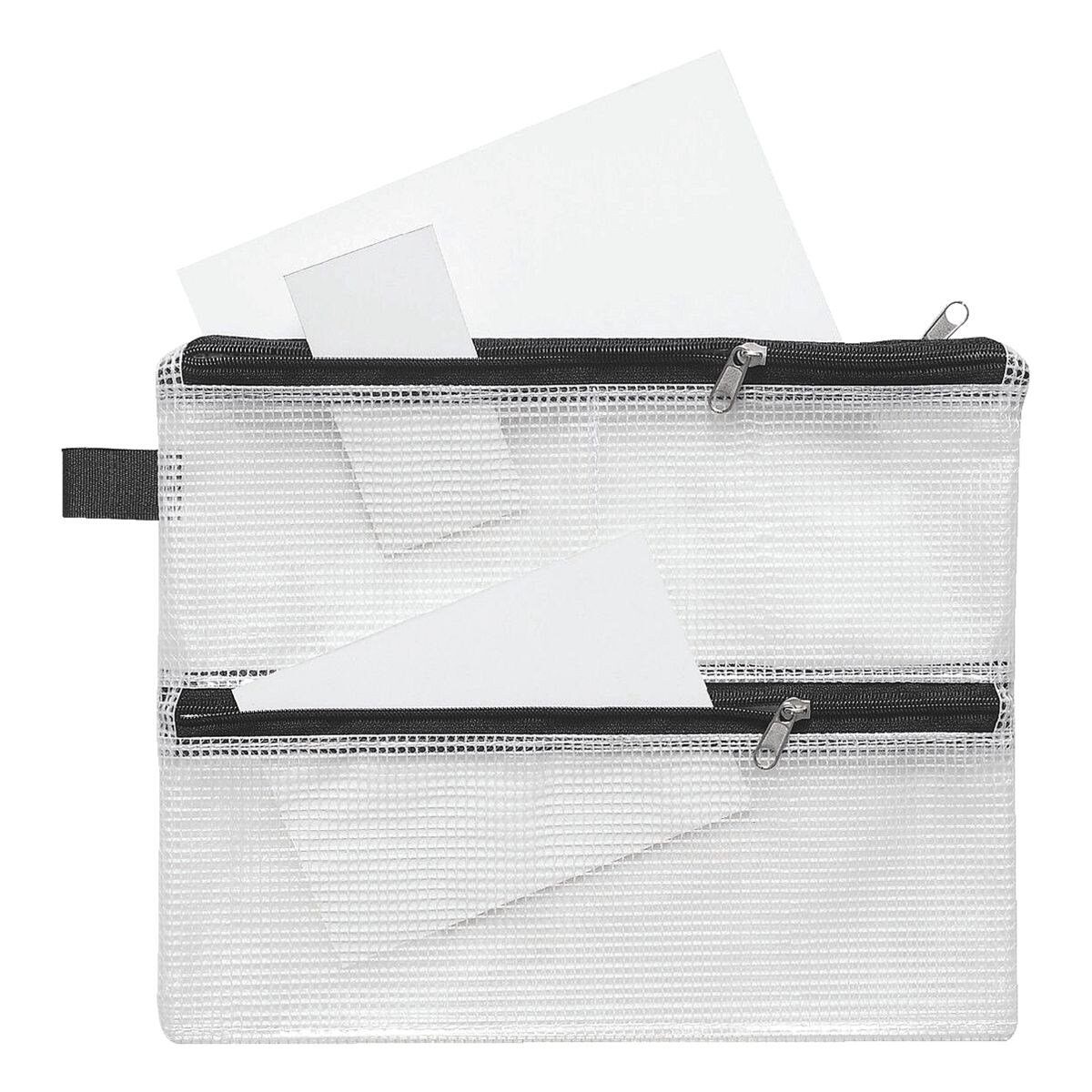 FOLDERSYS Beuteltasche Vierkammer, mit 4 Reißverschlüssen günstig online kaufen