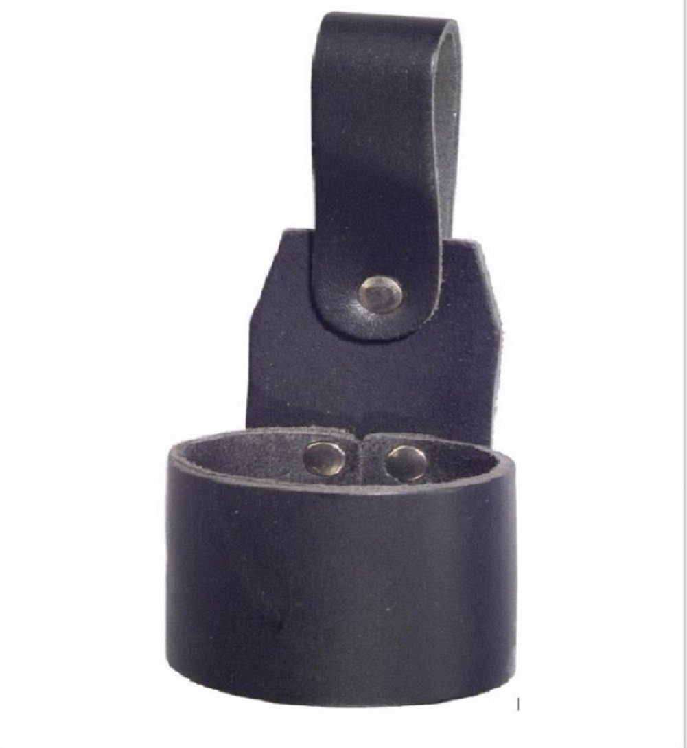 JOB Koppelgürtel Hammerschlaufe aus Leder schwarz
