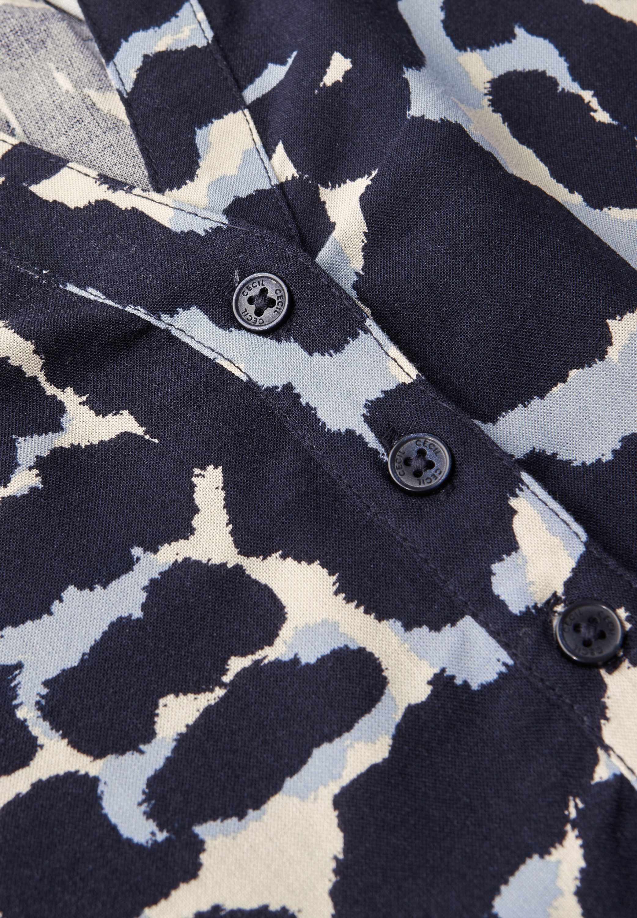 CECIL Langarmbluse mit All-Over Print