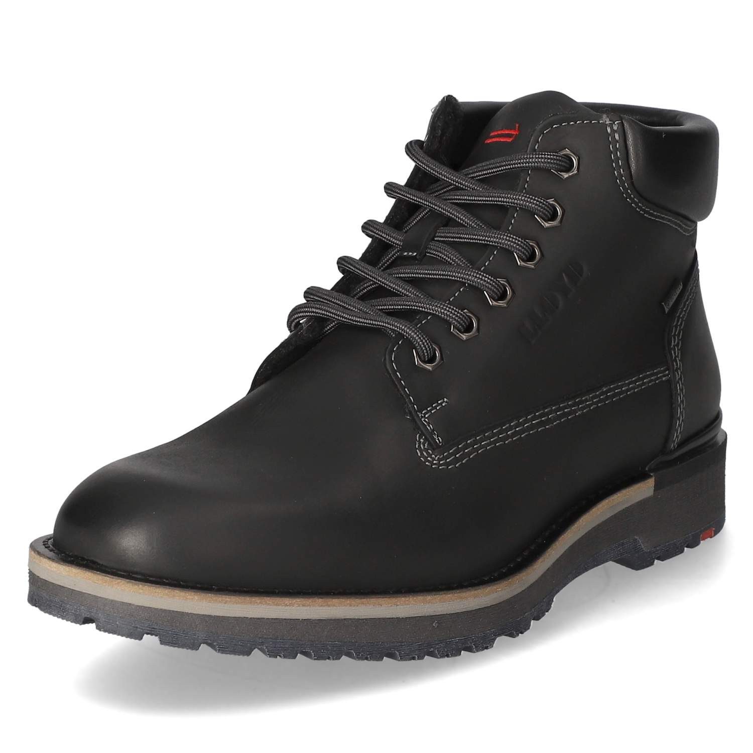 Lloyd Lloyd 2451510 Herren Leder und Synthetik schwarz Schnürstiefel günstig online kaufen