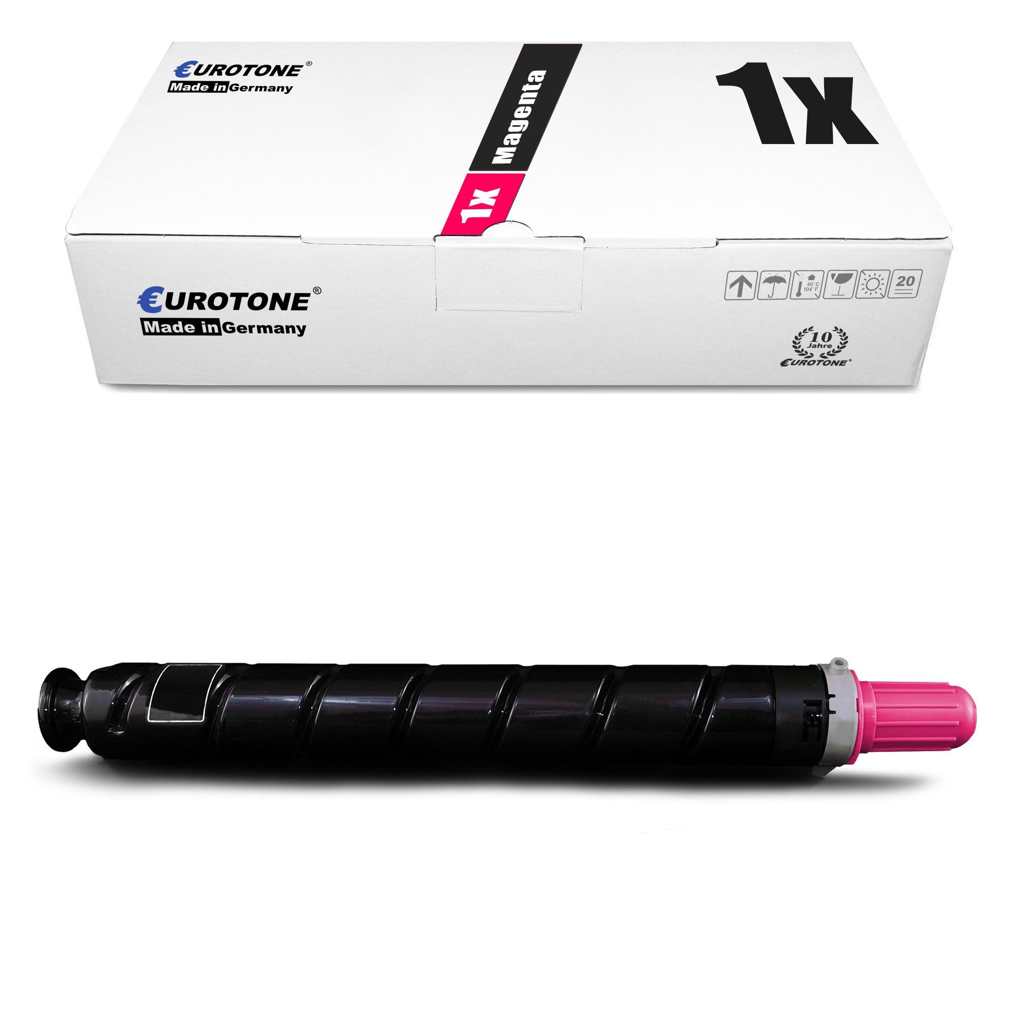 Eurotone Tonerkartusche Toner ersetzt Canon C-EXV34M 3784B002 Magenta
