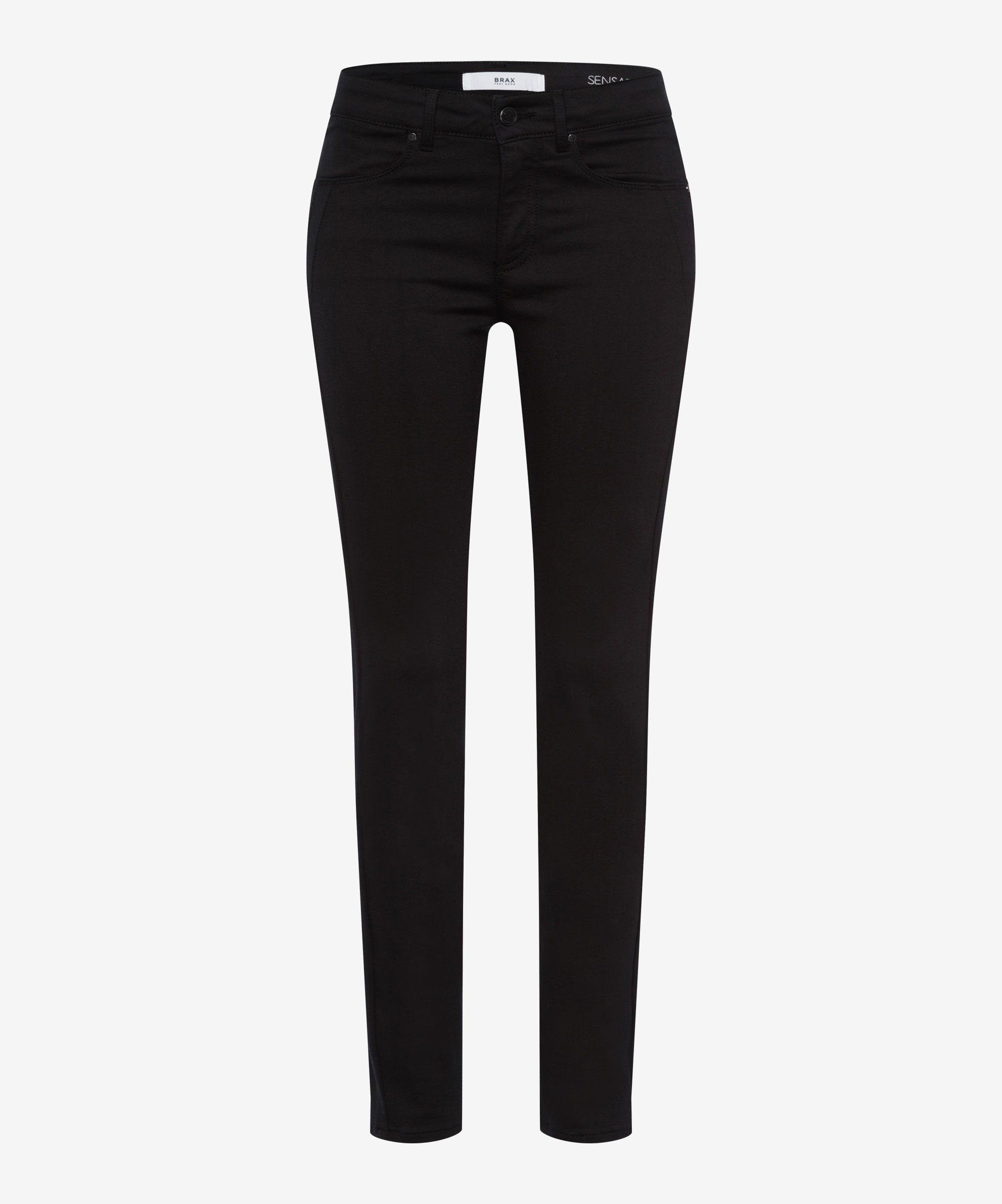 black clean Röhrenjeans Skinny-fit-Jeans Brax perma