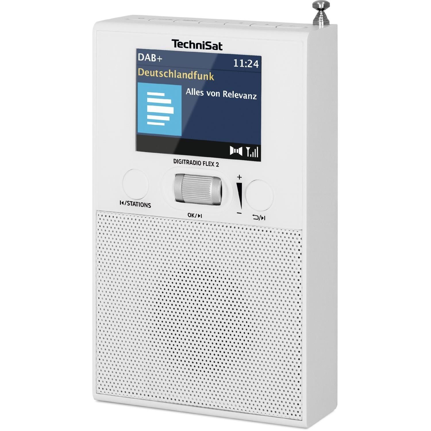 TechniSat DIGITRADIO FLEX 2 DAB+ Wecker (DAB+ Bluetooth UKW-Radio) UKW Digitalradio, TFT-Farbdisplay Digitalradio (DAB)