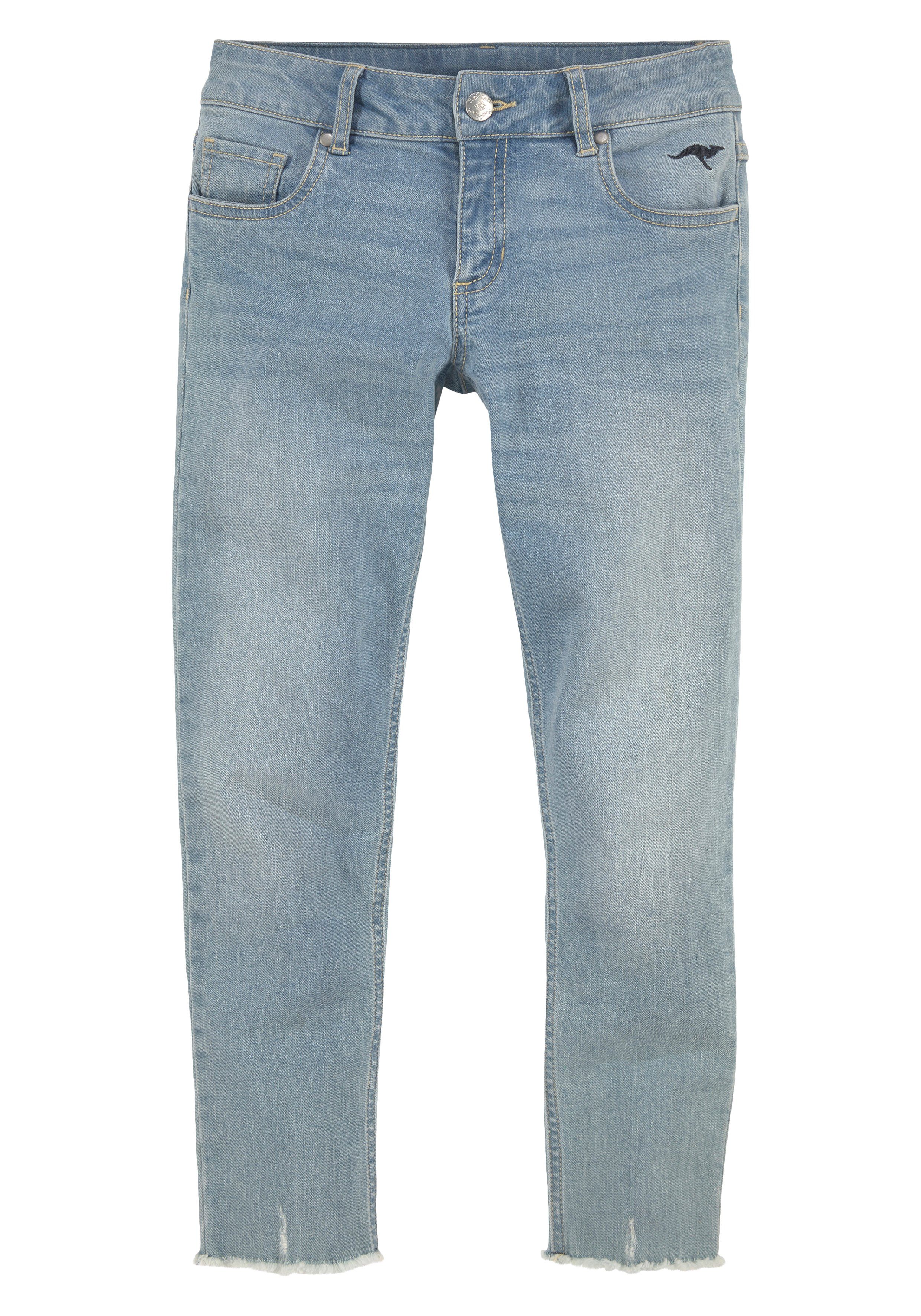 KangaROOS 7/8-Jeans mit geschnittener Saumkante