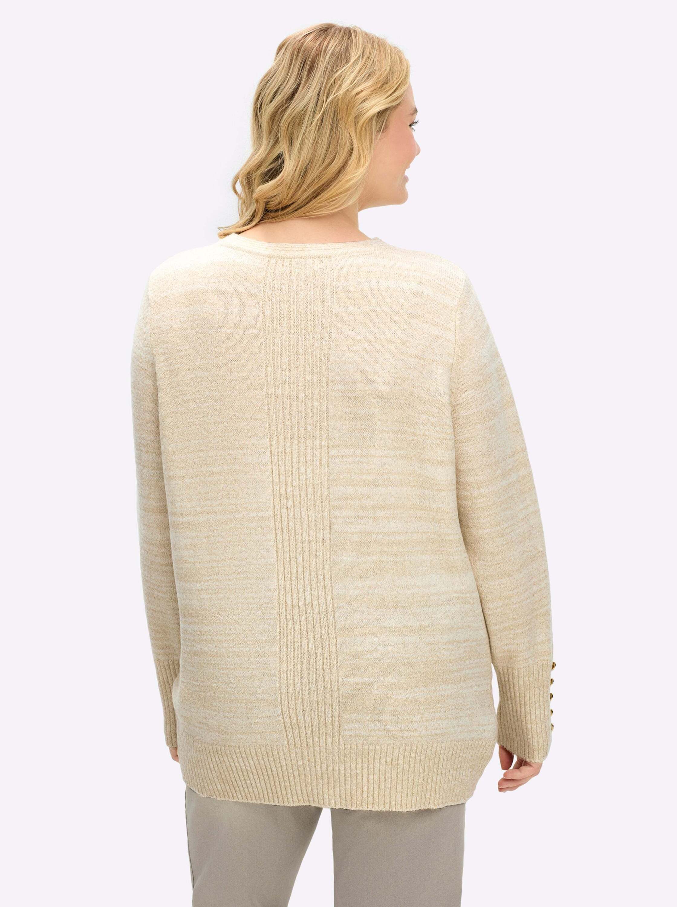 sheego by Joe Browns Strickpullover Pullover Langarm