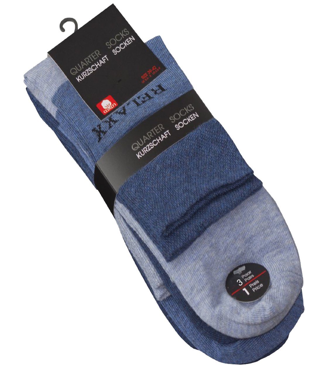 Cotton Prime® Socken (6-Paar) mit kurzem Schaft