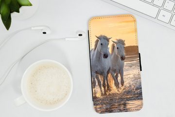MuchoWow Handyhülle Pferde - Wasser - Strand - Tiere, Handyhülle Telefonhülle Apple iPhone 13 Mini