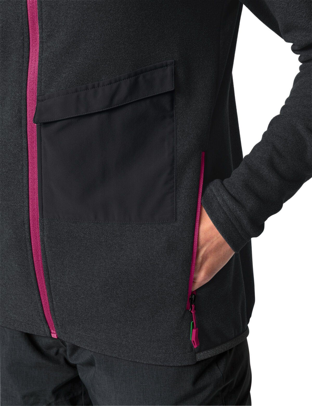 Klimaneutral black Yaras Women's VAUDE Jacket kompensiert Outdoorjacke Fleece (1-St)