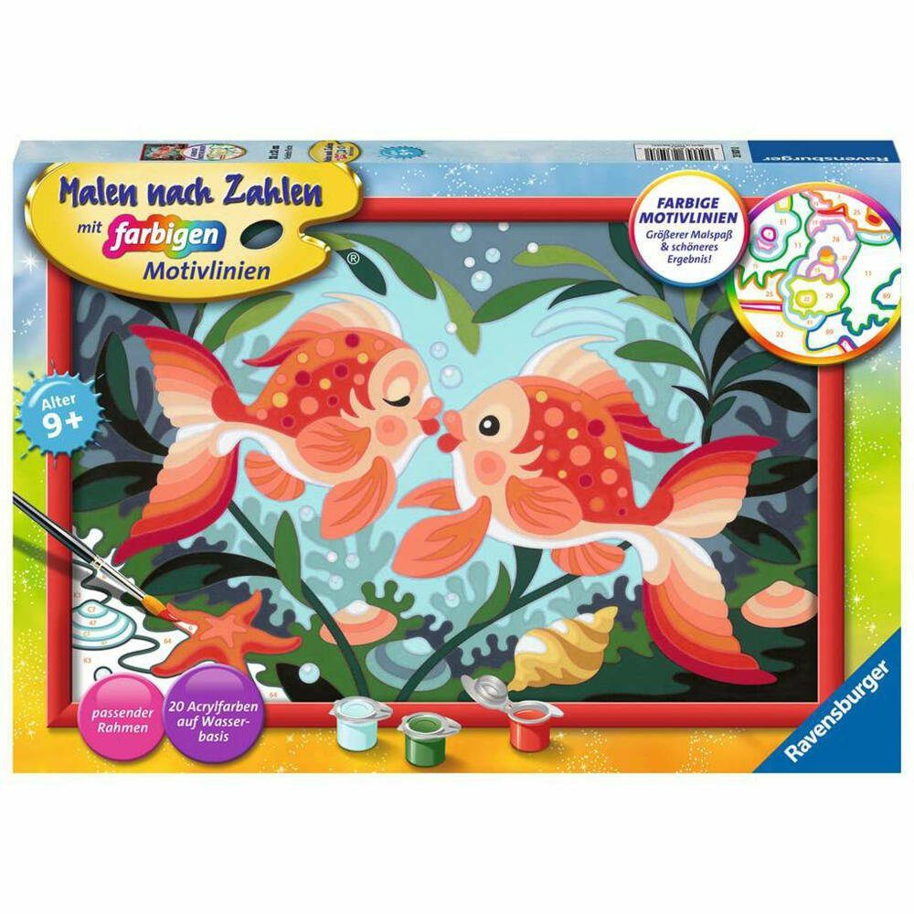 Ravensburger Malen nach Zahlen Verliebte Fische