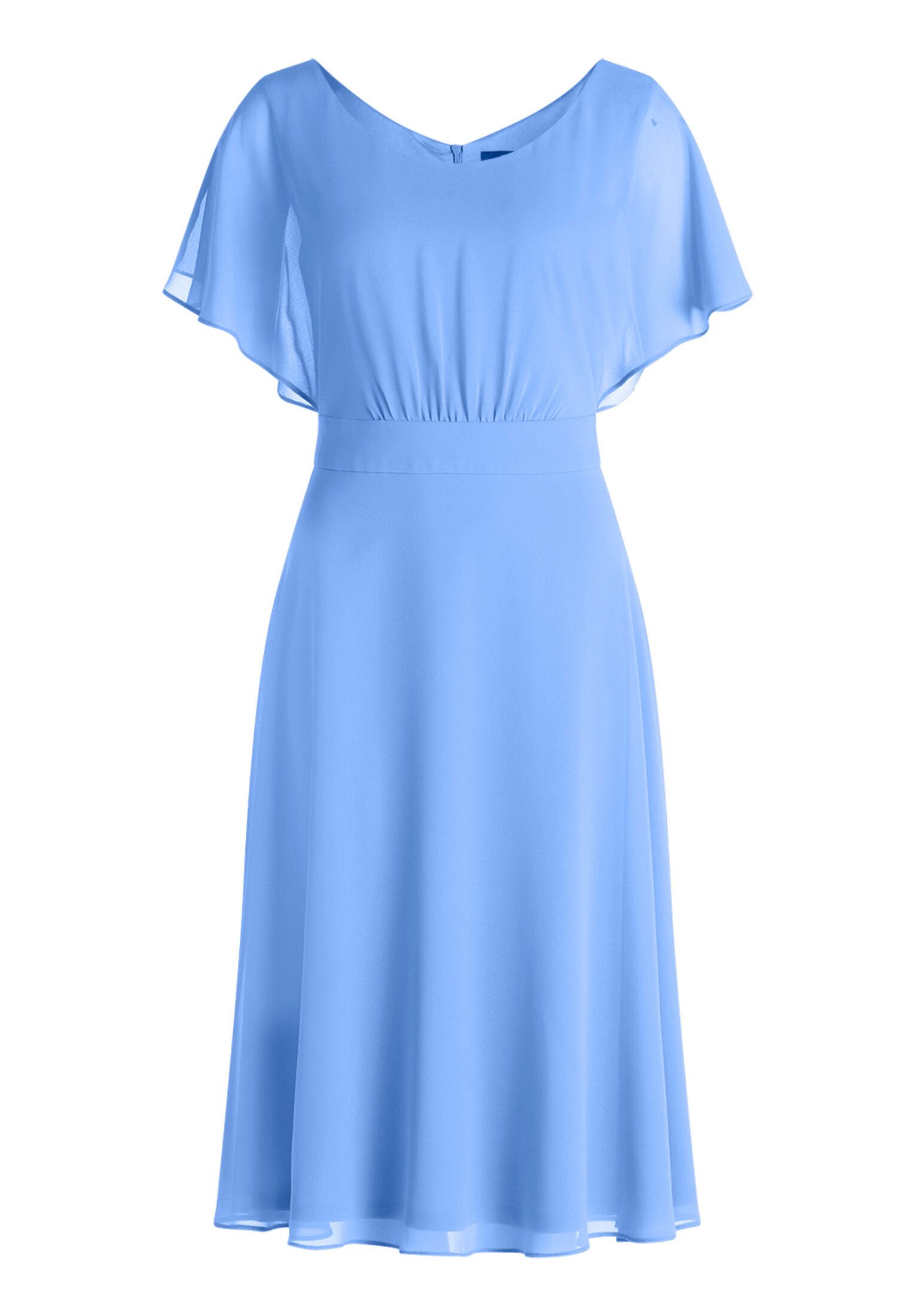 Vera Mont Cocktailkleid Damen kurzarm Raffung
