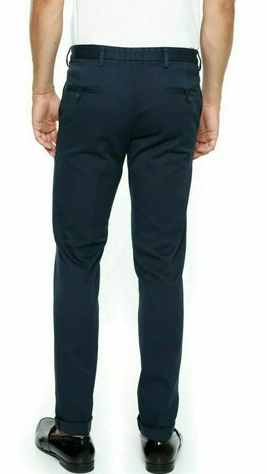 PRADA Chinohose Garment Dyed Drill Chino Hose Made in Italy – Ausdruck höchster Handwerkskunst