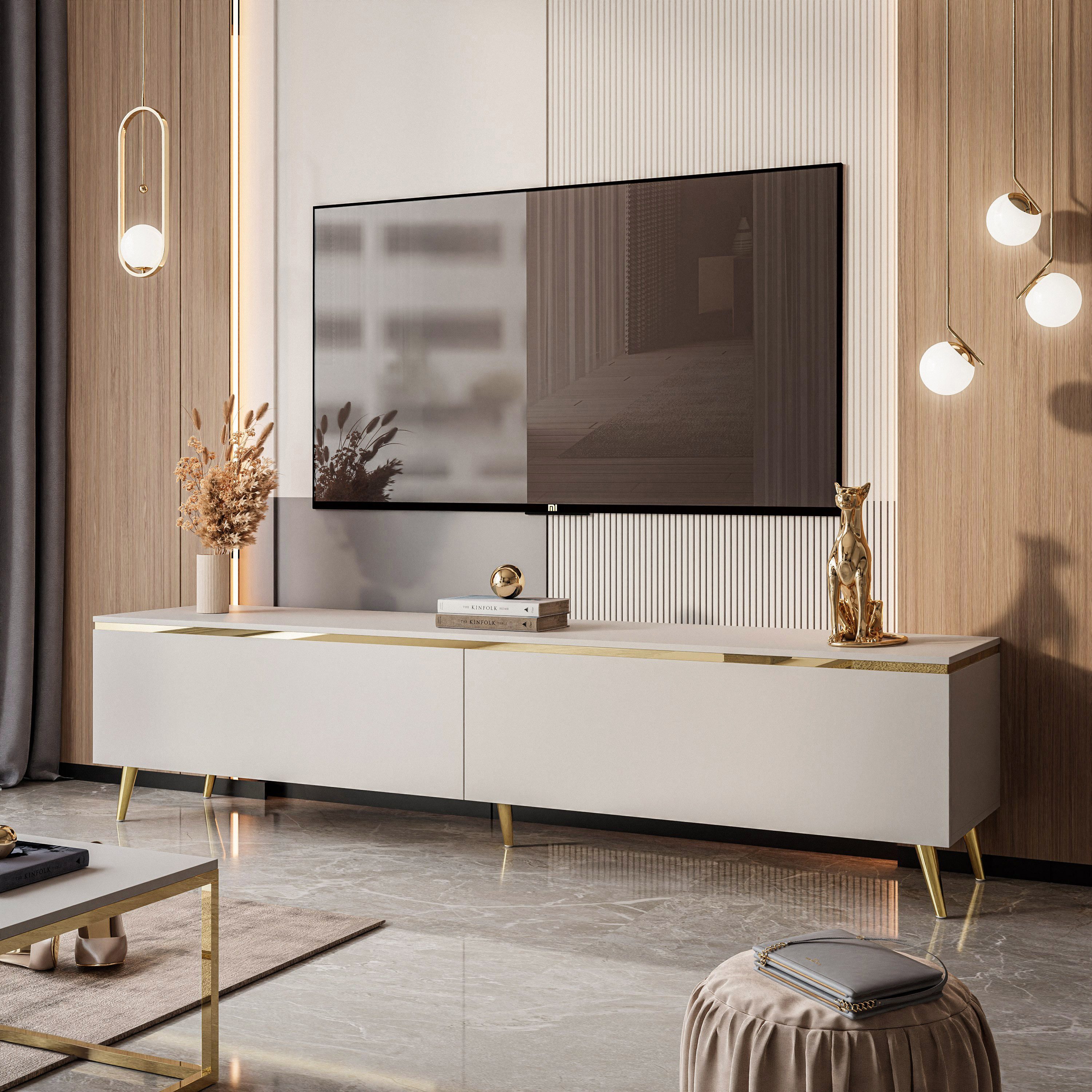 Lookway Lowboard AURORA Kaschmir Hängende TV-Schrank günstig online kaufen