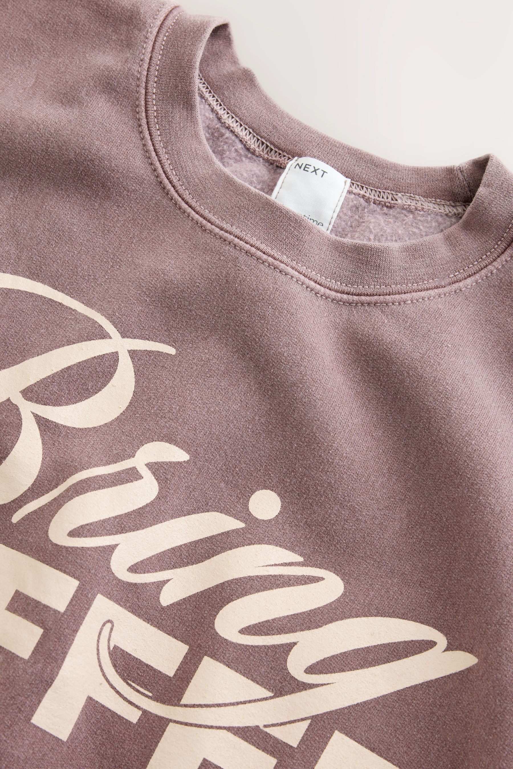 Next Sweater Sweatshirt mit Schriftzug „Coffee“ (1-tlg) – Bild 3 von 5
