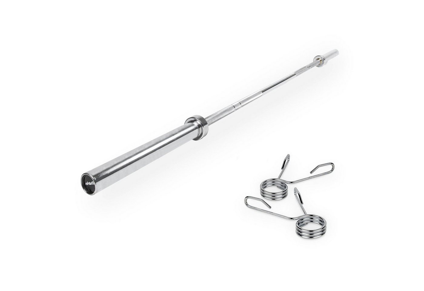 VirtuFit Olympiastange VirtuFit Olympische Hantelstange 200 cm 50 mm 14 kg Chrom