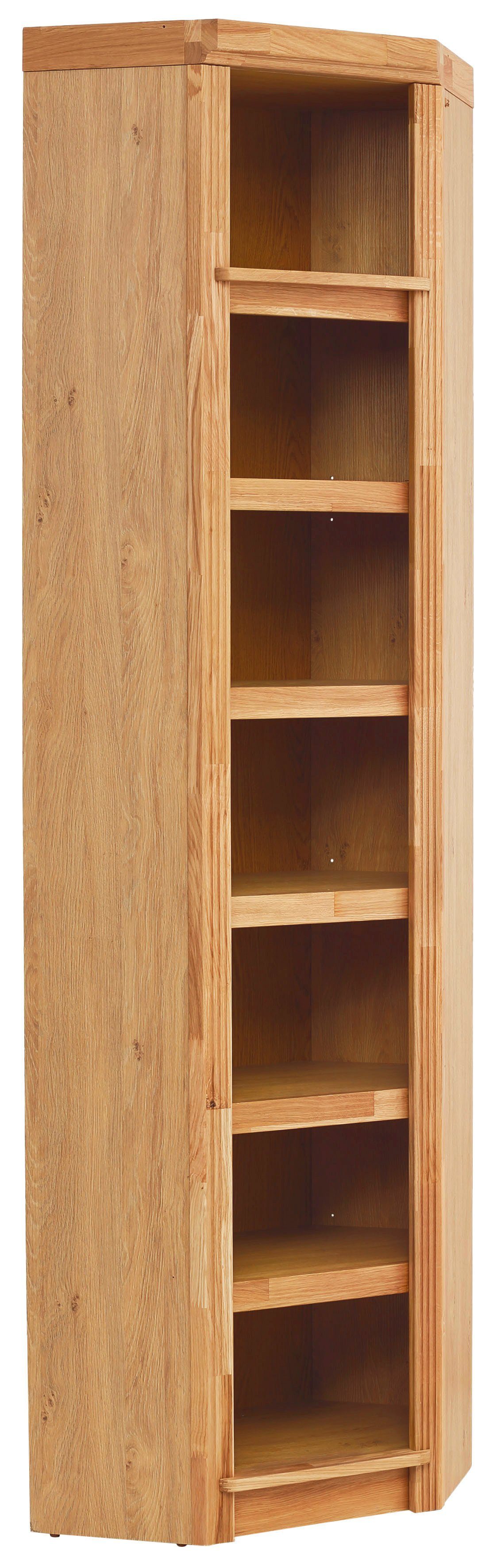 OTTO home Eckregal Soeren mit Eiche-Elementen, Regal Höhe 220 cm, FSC®-zertifiziert, passend für Regale Soeren mit einer Tiefe von 29 cm