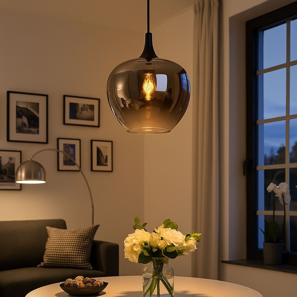GLOBO LIGHTING Pendelleuchte, Leuchtmittel nicht inklusive, Hängelampe Esstischleuchte Pendellampe, Moderne Hängeleuchte