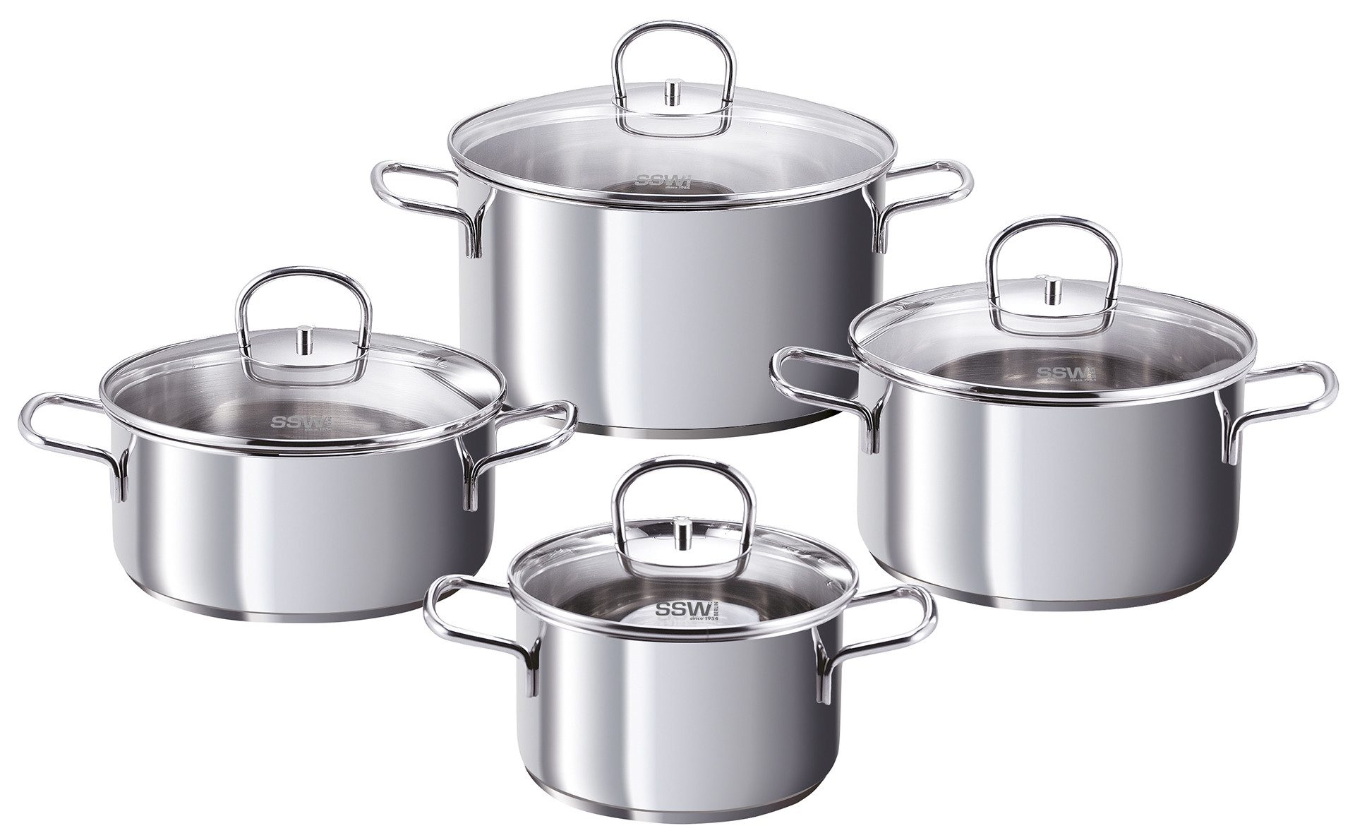 Topf-Set Kochtopfset 8tlg. Avocado