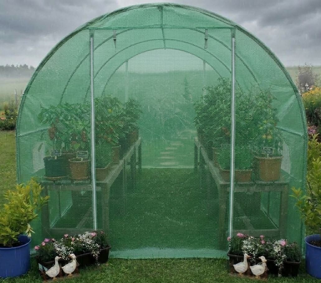BruKa Gewächshaus GREENHOUSE XXXL Folientunnel Treibhaus Frühbeet Foliengewächshaus