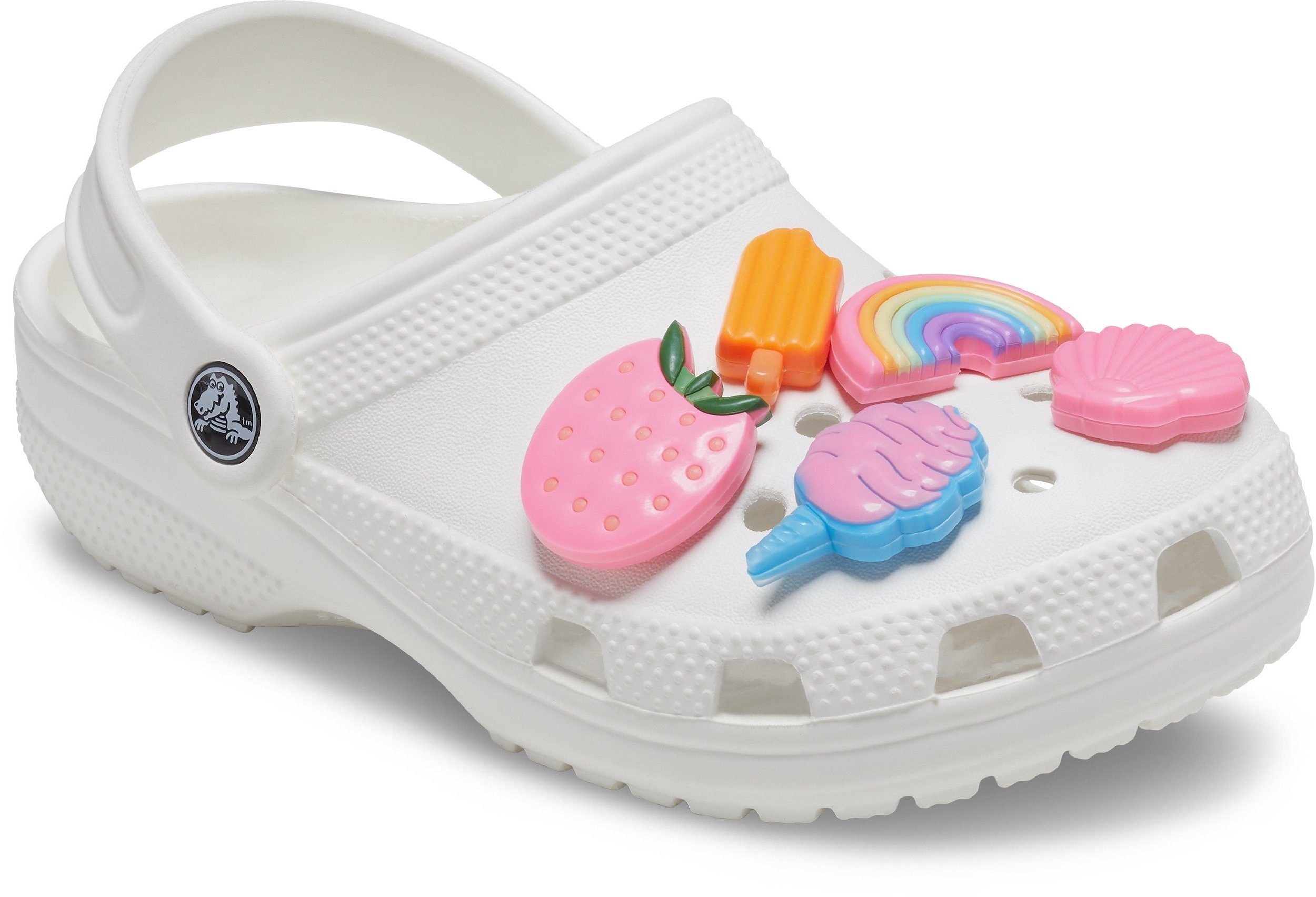 Crocs Schuhanstecker Jibbitz™ 3 Party Nicht Pastel unter Pool geeignet), (Set, Spielzeug. Pastellfarben Jahren in für Kinder 5-tlg., Kein