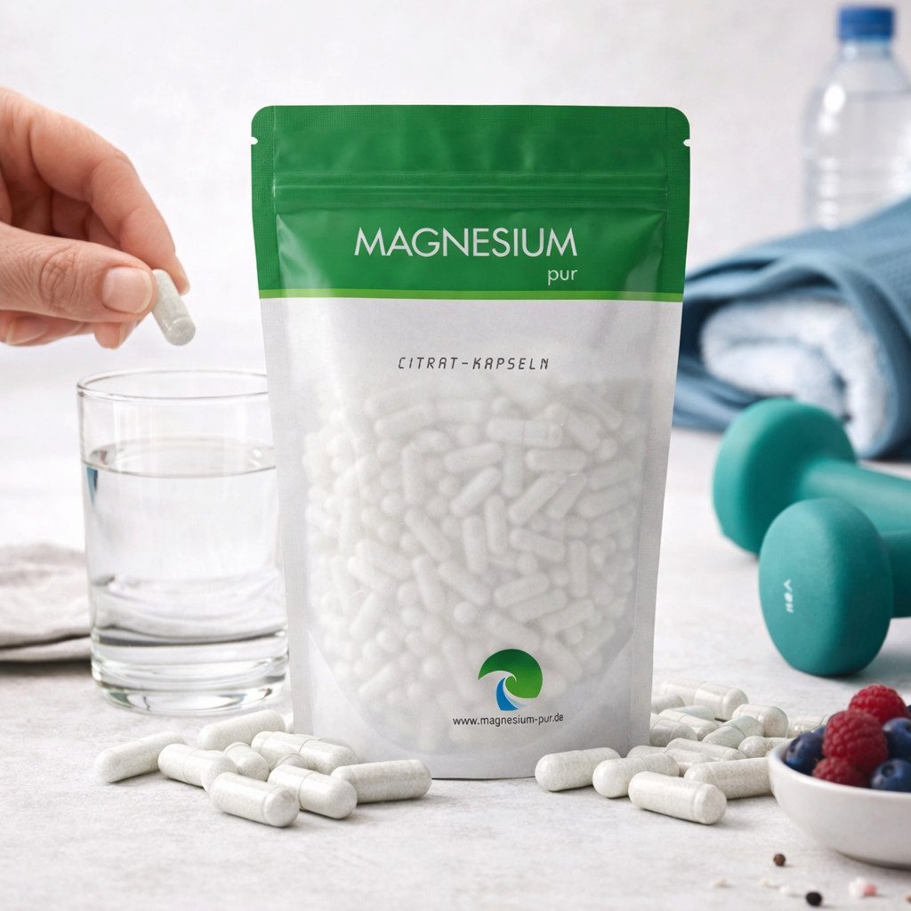 MAG Magnesium Pur Kapseln Magnesiumcitrat Kapsel, 1 er