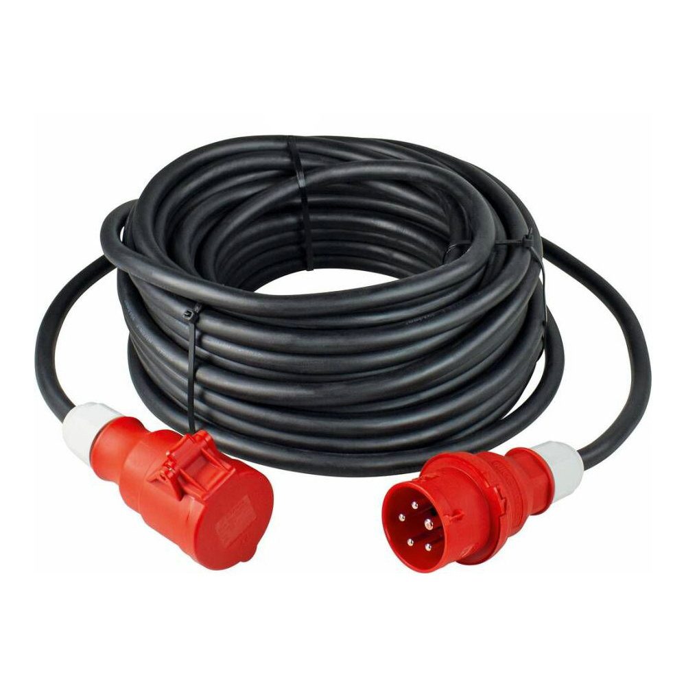 as - Schwabe as - Schwabe CEE-Verlängerung 400V 16A H07RN-F5G2,5 Starkstromkabel, (10 cm), H07RN-F5G2,5