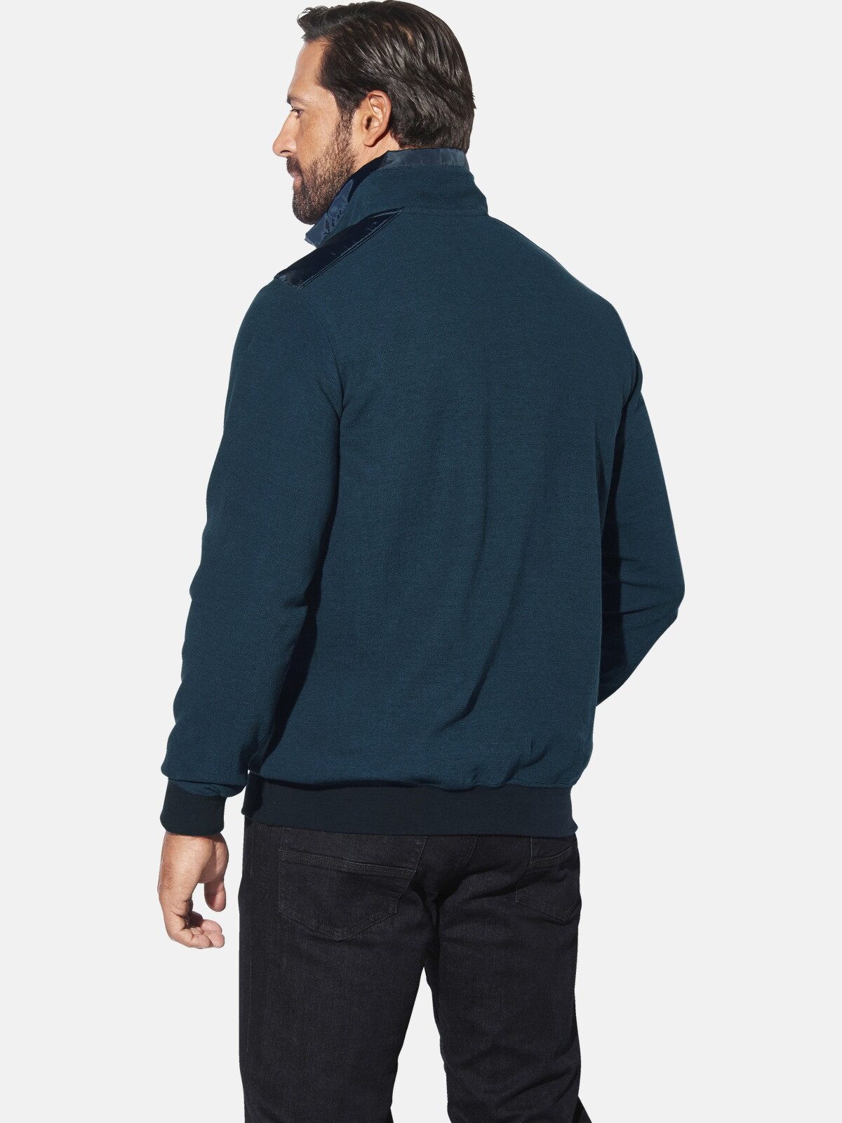 Jan Vanderstorm Sweatshirt KNUTSTAD mit Umlegekragen günstig online kaufen