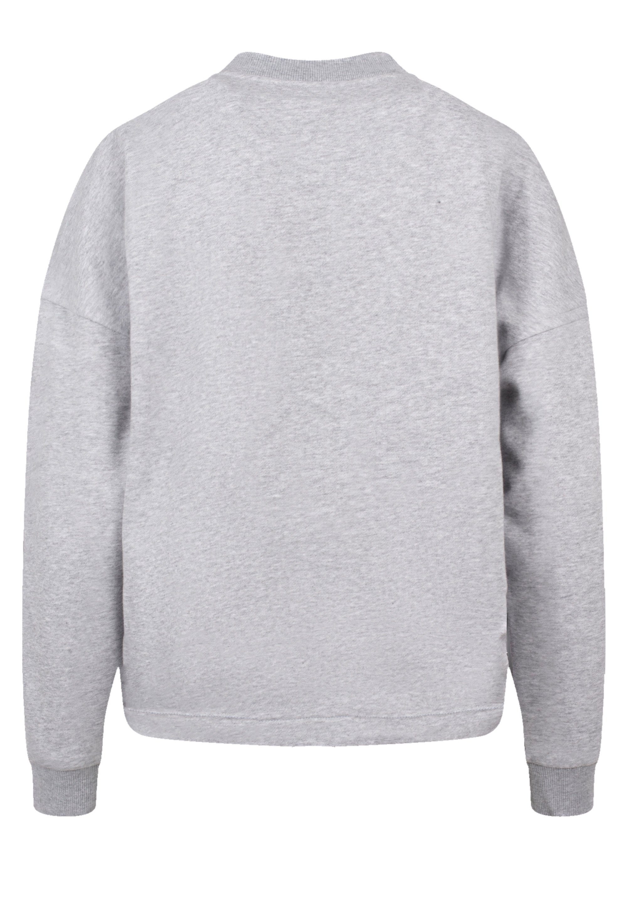 F4NT4STIC Sweatshirt Queen grey Classic Print heather Crest