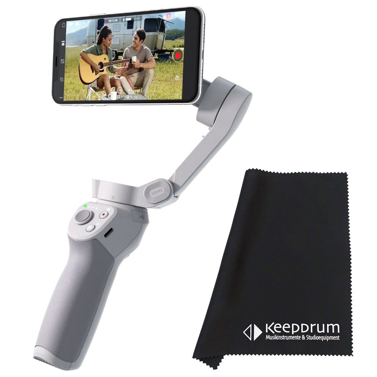 dji »DJI OM4 Gimbal Stabilisator für Smartphone + Tuch« Stativhalterung ...