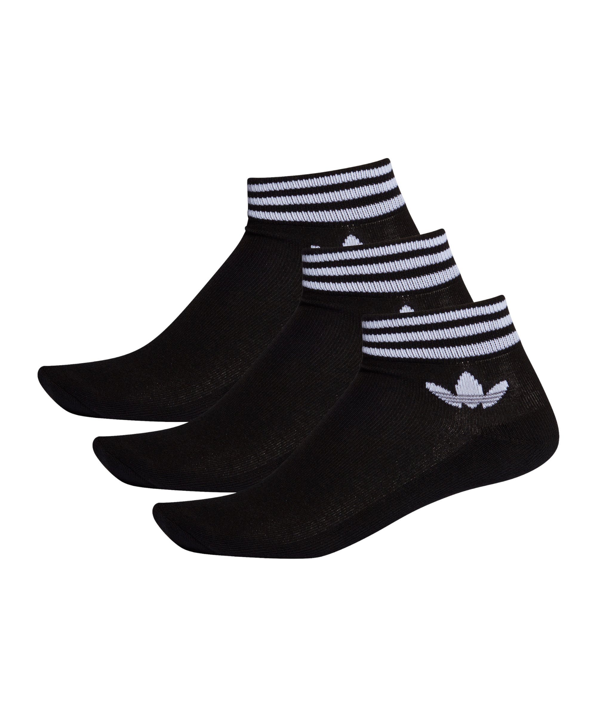 adidas Originals Freizeitsocken Trefoil Ankle Socken default