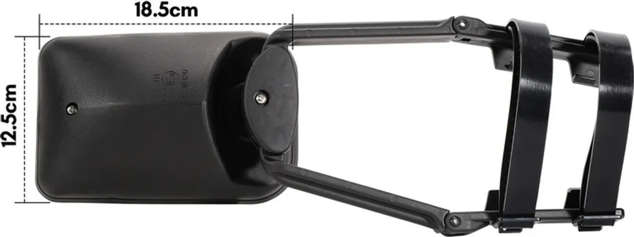 FELIXLEO Autospiegel 2 Wohnwagenspiegel 12,5x18,5cm für Pkw Bus Caravan