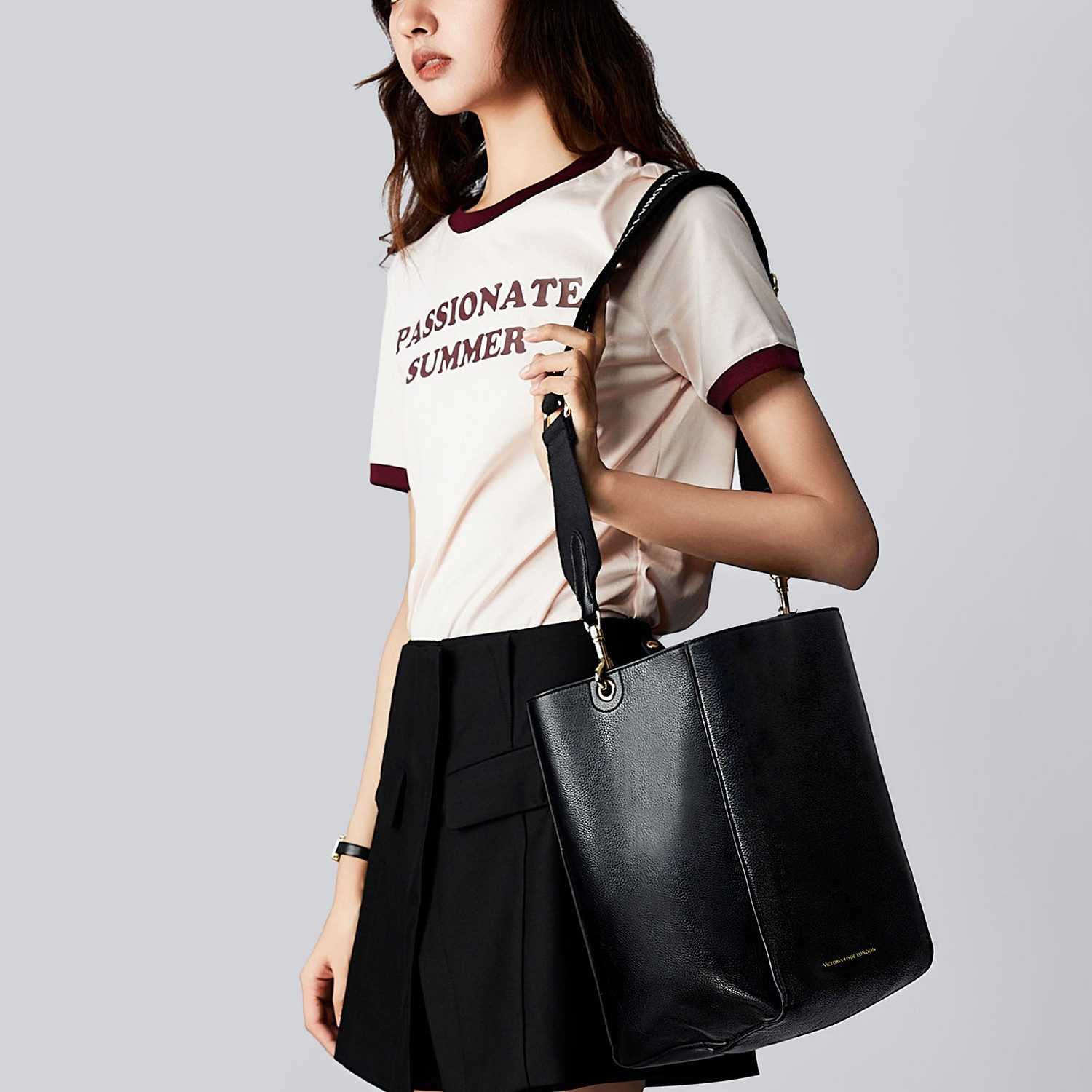 Victoria Hyde Handtasche Shopper Damen Shopper Tasche Groß Henkeltasche Schultertasche (Kein Set, Kein Set), klassisch
