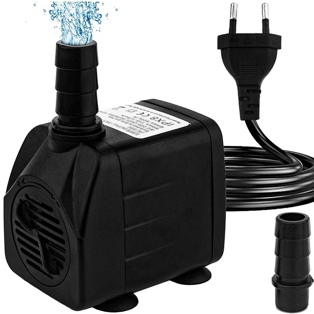 zggzerg Springbrunnenpumpe Mini Wasserpumpen (1000L/H, 15W), Leise Aquarium günstig online kaufen