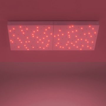 Paul Neuhaus LED Deckenleuchte Q-Smart LED Deckenleuchte Q-Universe in Weiß RGBW inkl. Fernbedienung, keine Angabe, Leuchtmittel enthalten: Ja, fest verbaut, LED, warmweiss, Deckenlampe, Deckenbeleuchtung, Deckenlicht