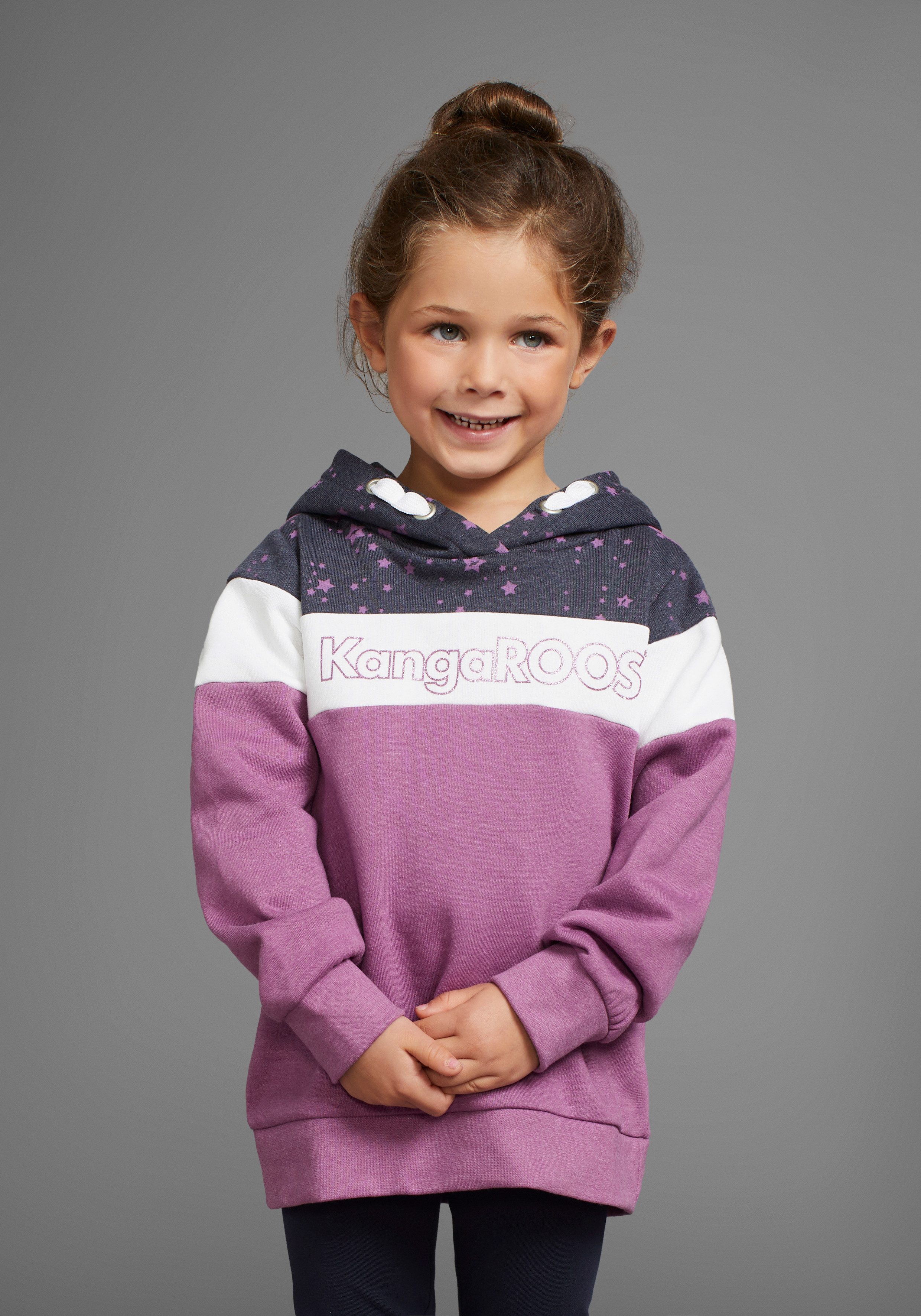 Kapuzensweatshirt Colorblocking