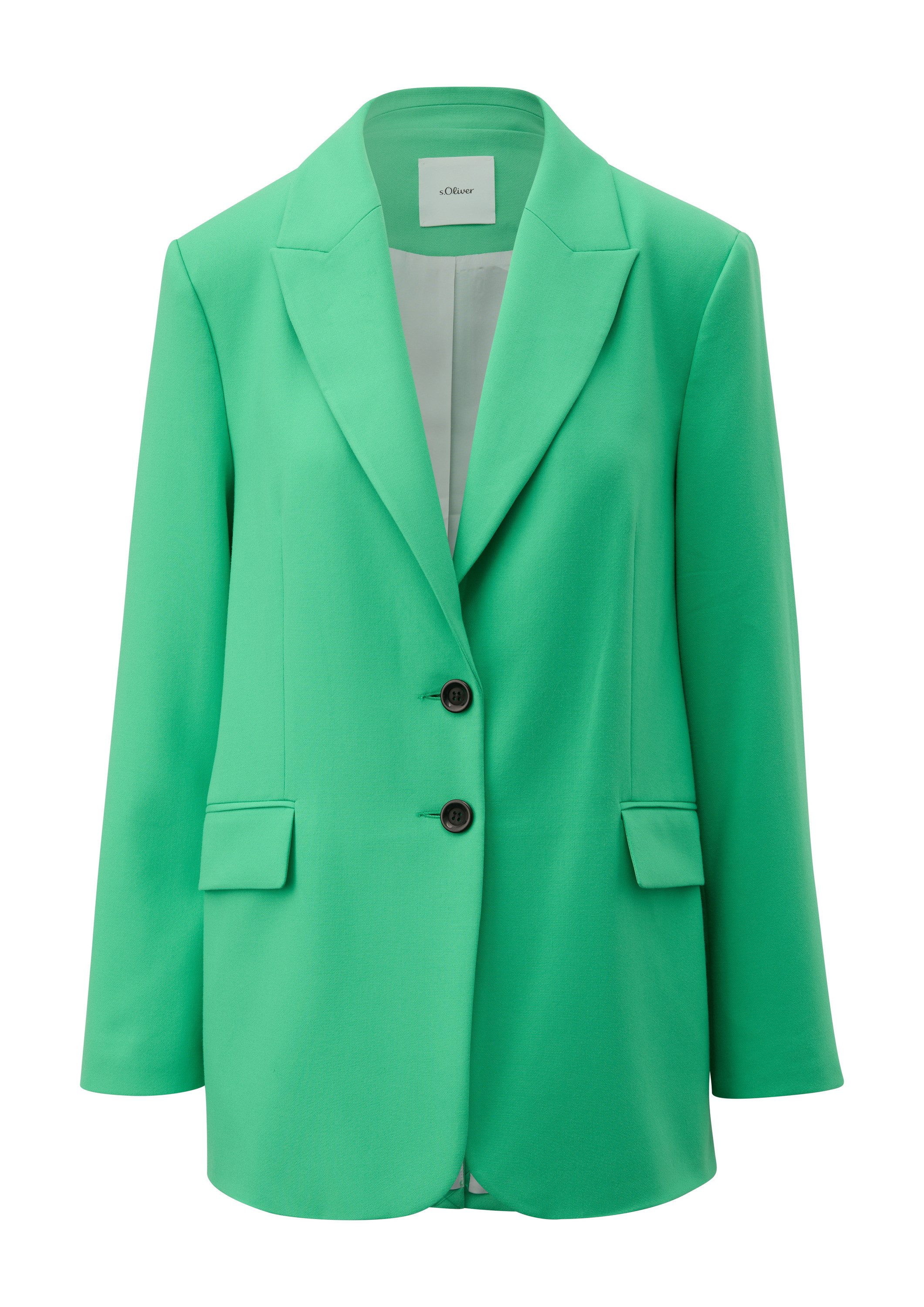 s.Oliver Jackenblazer Indoor-Blazer Oversized-Blazer aus Viskosestretch