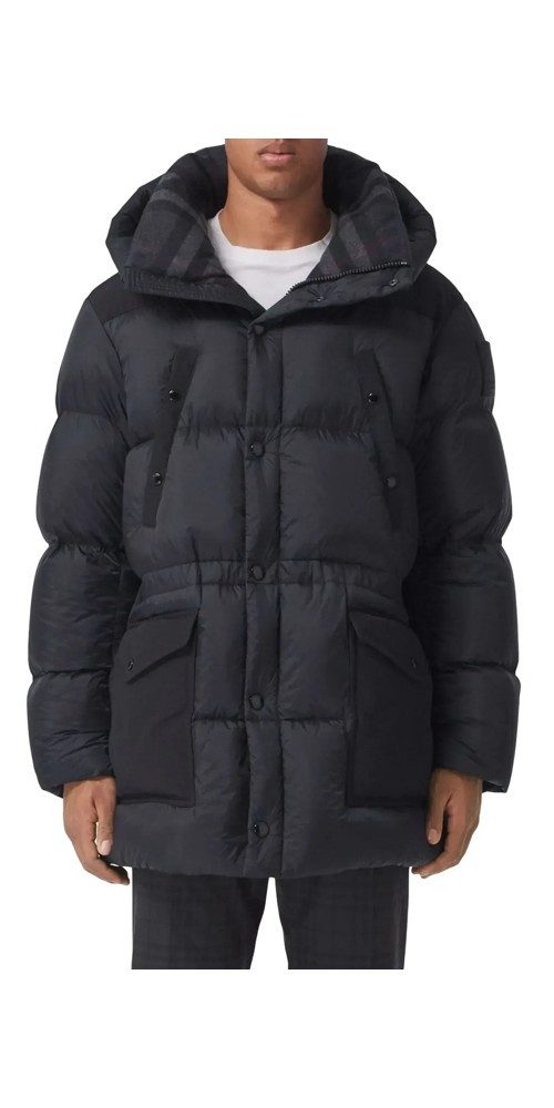 BURBERRY Winterjacke Burberry Daunenmantel Schwarz Herren günstig online kaufen
