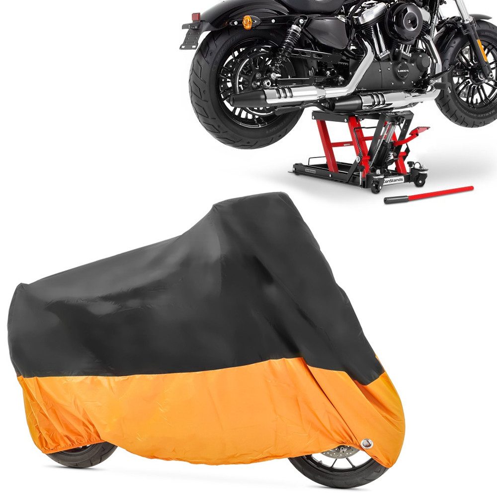 ConStands Motorradheber Set Hebebühne + Abdeckplane S5 CB38736