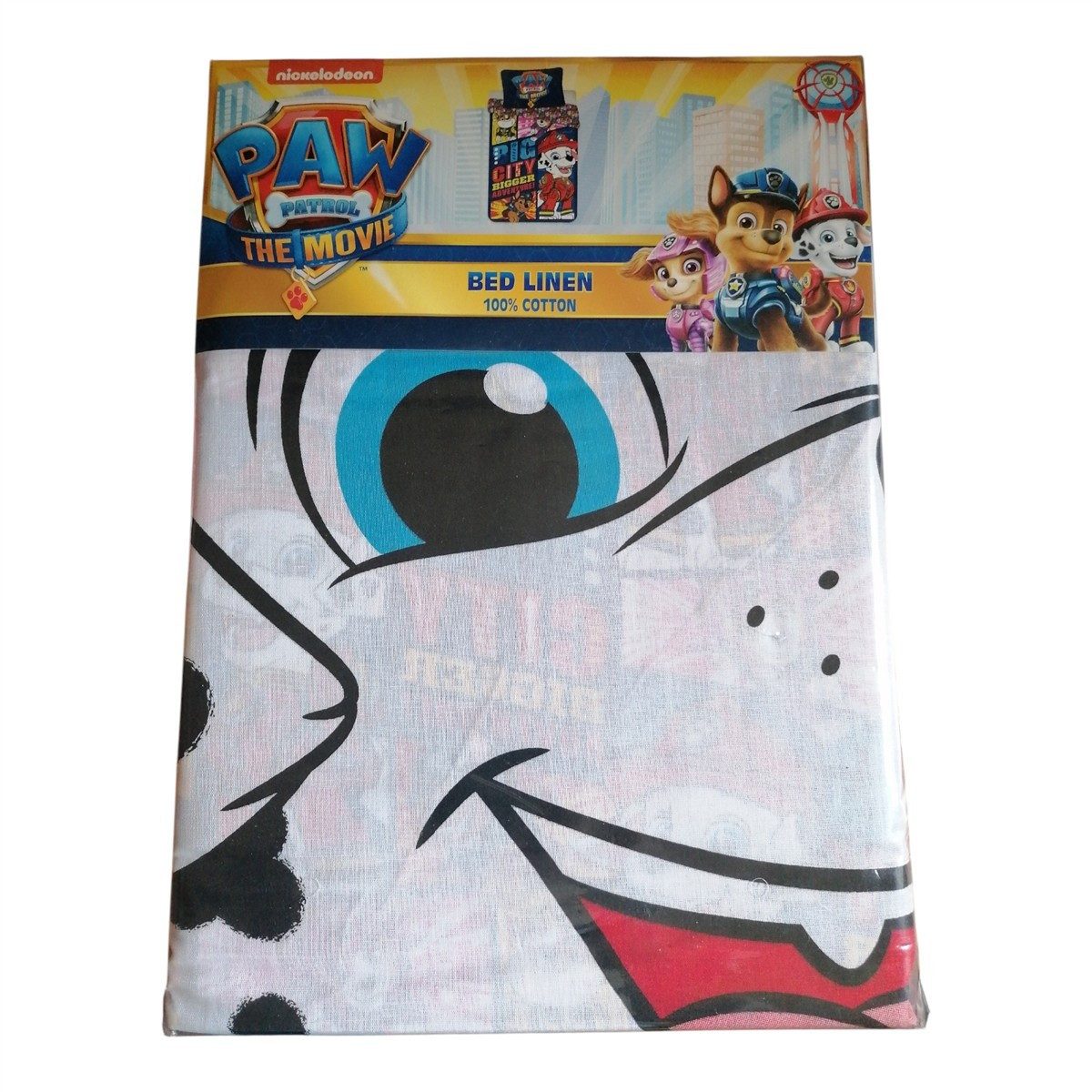 PAW PATROL Bettwäsche Coole Paw Patrol Bettwäsche, " Big City", 140x200cm / 70x90cm, blau
